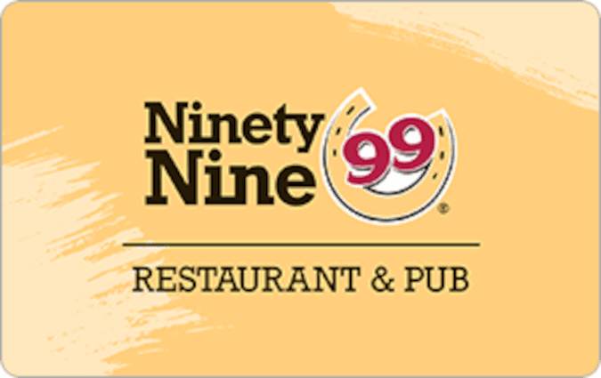 Ninety Nine Restaurant & Pub gift card