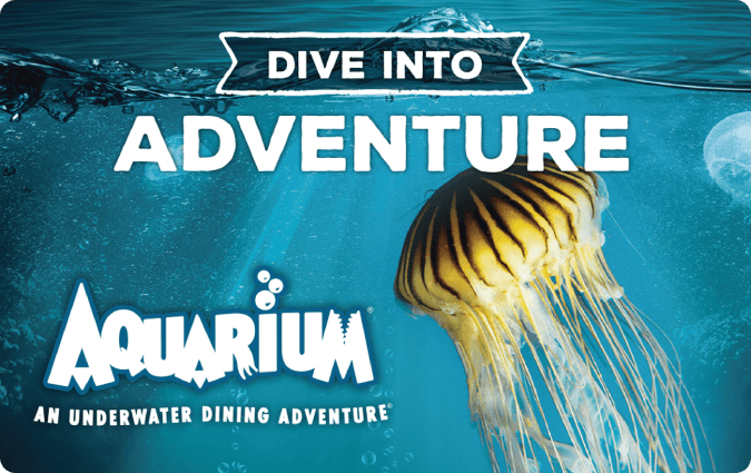 Aquarium gift card