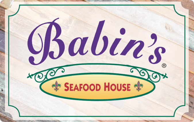 Babin’s Seafood House gift card