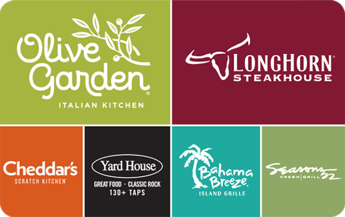 Bahama Breeze gift card