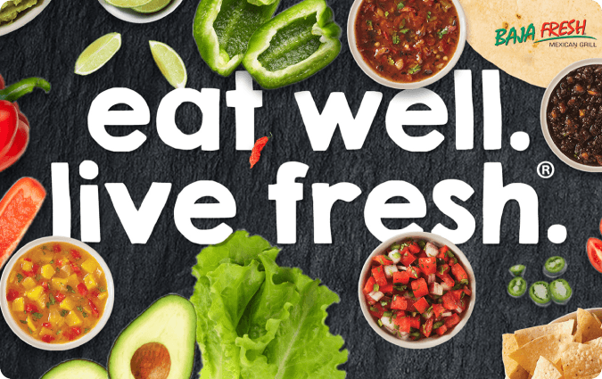 Baja Fresh gift card