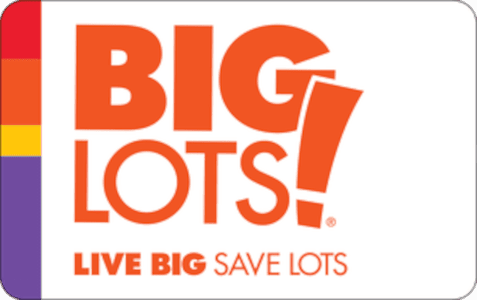 Big Lots gift card