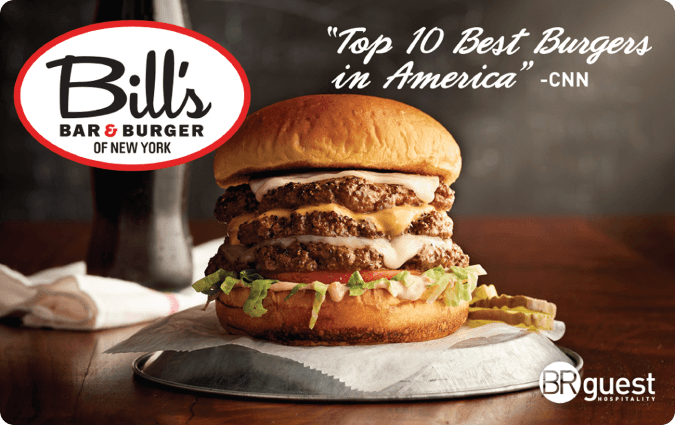 Bill's Bar & Burger gift card