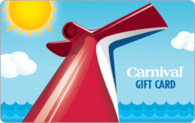 Carnival Cruise Lines gift card