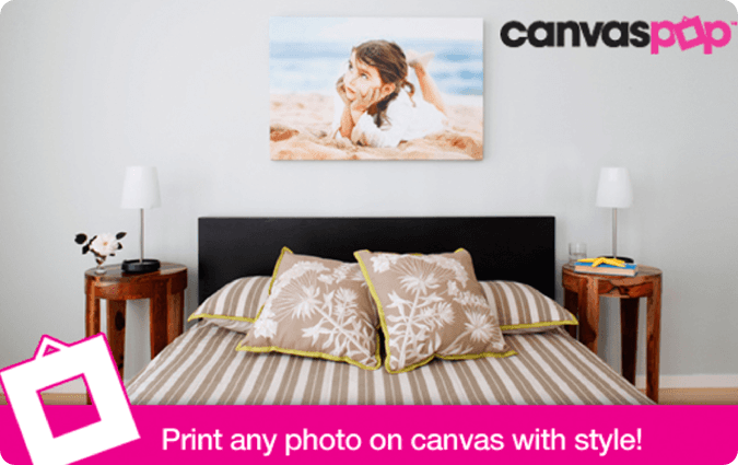 CanvasPop gift card