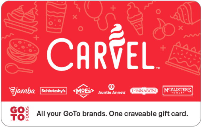 Carvel gift card