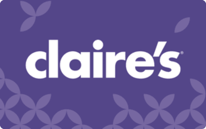 Claire's Purple Fabulous  gift card