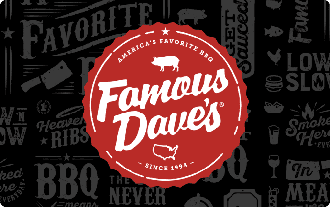 Famous Dave’s® US gift card