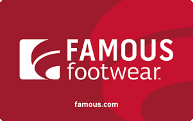 Famous Footwear gift card