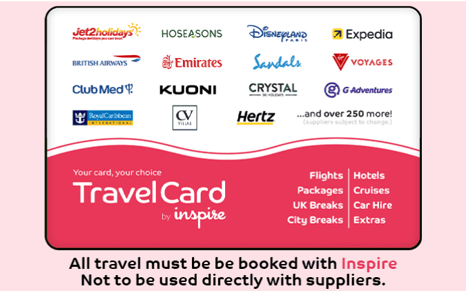 Travelcard by Inspire gift card