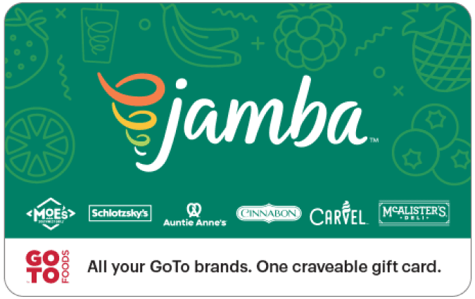 Jamba Juice gift card