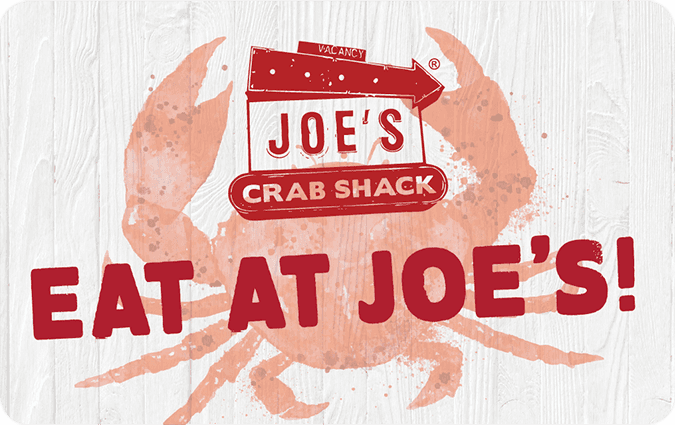 Joe's Crab Shack gift card