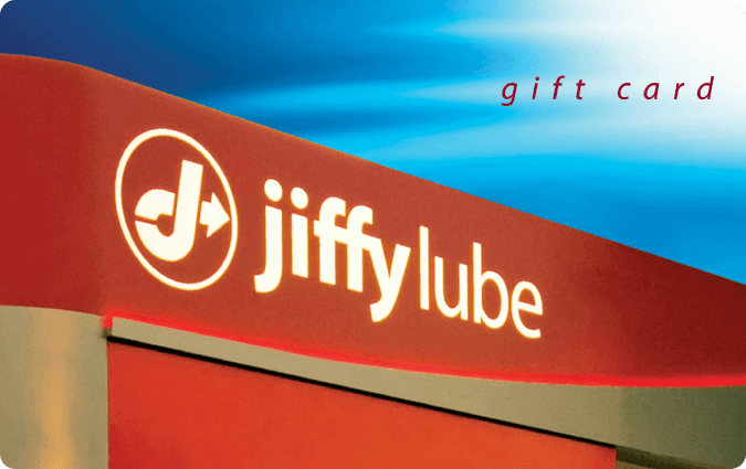 Jiffy Lube gift card