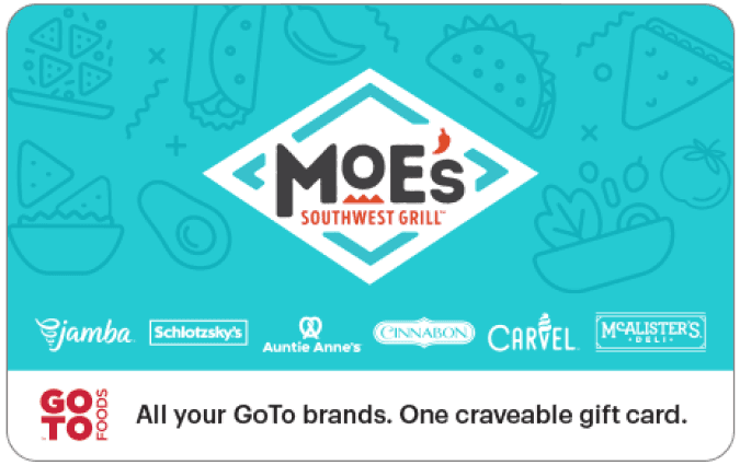 Moe's Southwest Grill gift card