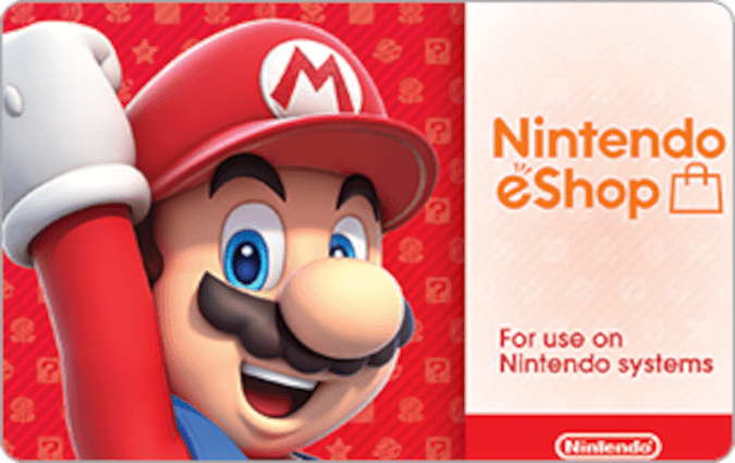 Nintendo eShop gift card