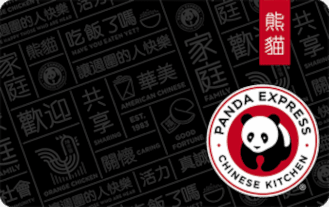 Panda Express gift card