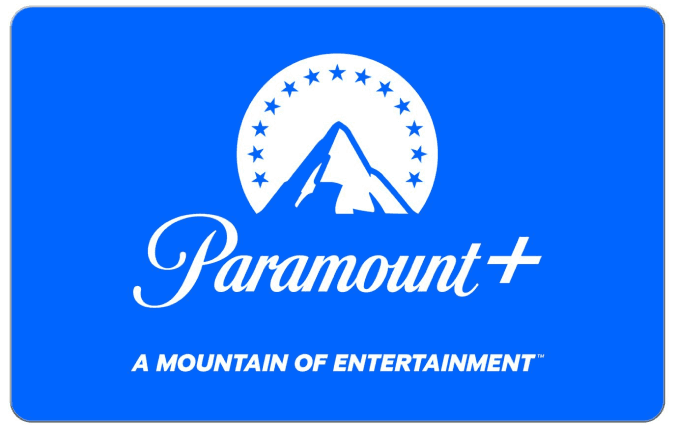 Paramount+ gift card