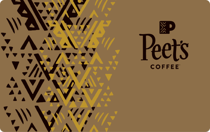 Peet's Coffee gift card