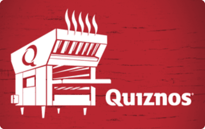 Quizno's gift card