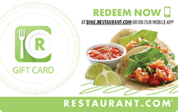 Restaurant.com gift card