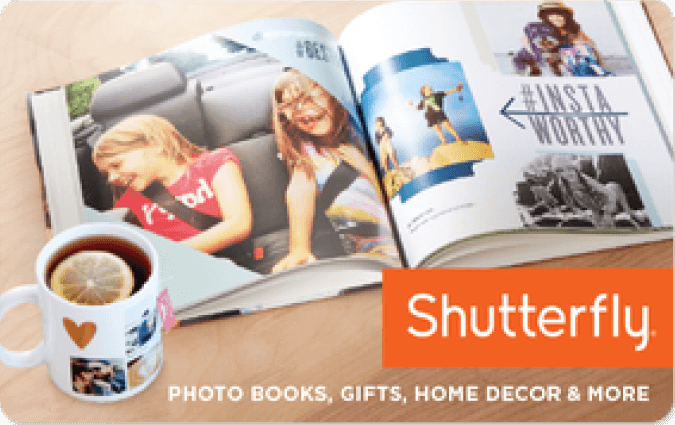 Shutterfly gift card