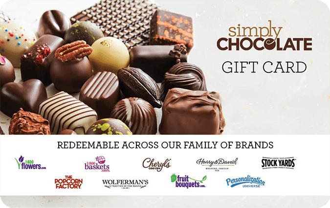 Simply Chocolate gift card
