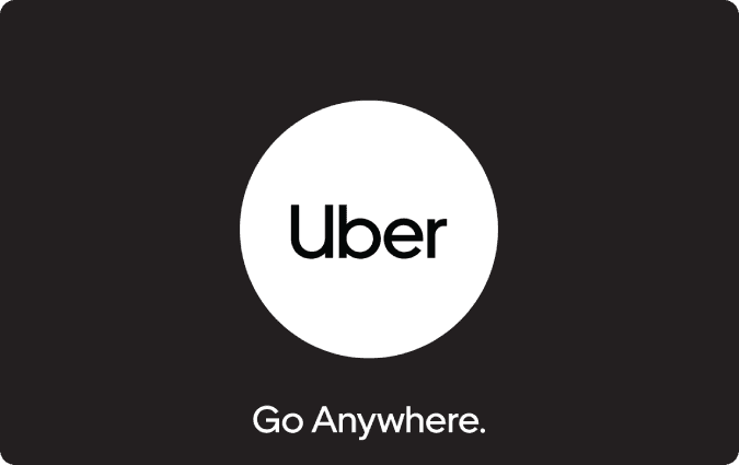Uber US gift card