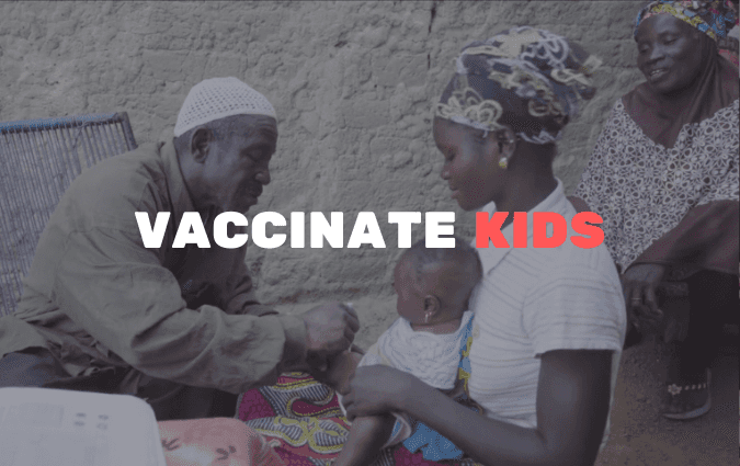 Vaccinate children in Africa gift card