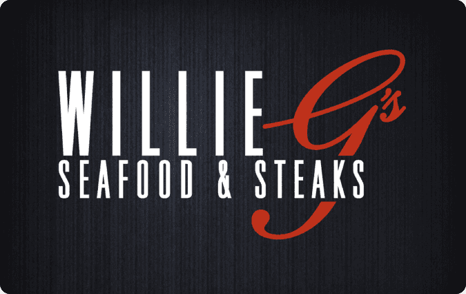 Willie G's gift card