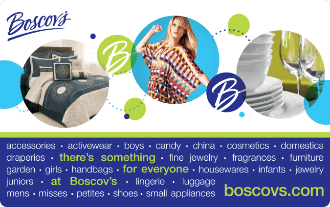 Boscov's gift card