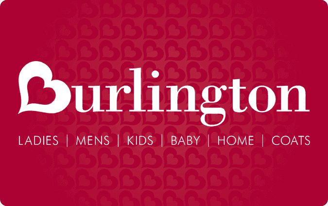 Burlington gift card