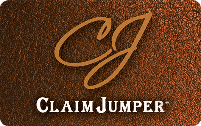 Claim Jumper Restaurant gift card