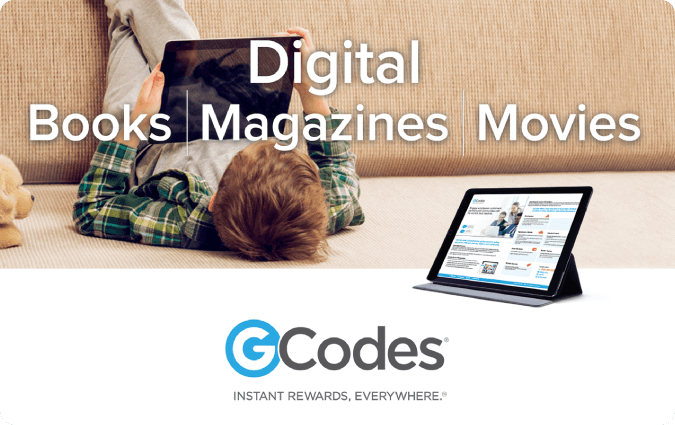 GCodes® Global Digital Media gift card