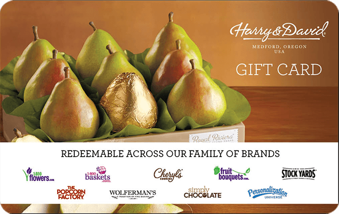 Harry & David gift card