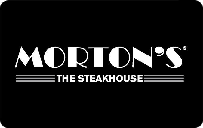 Morton’s Restaurant gift card