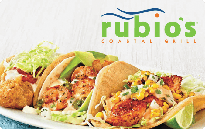 Rubio’s Coastal Grill gift card