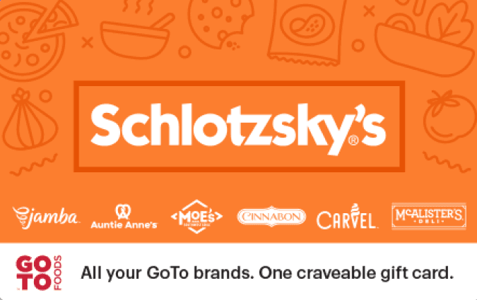 Schlotzky's gift card