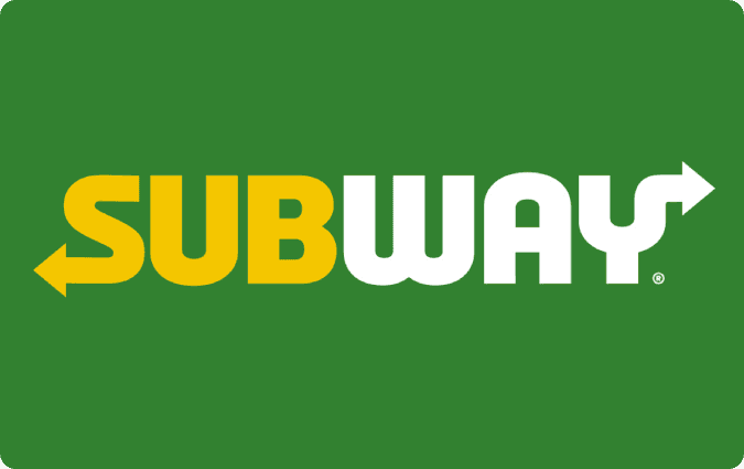 Subway gift card