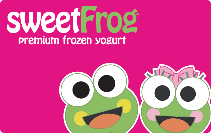 sweetFrog® gift card